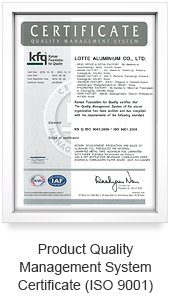 Product Quality Management System Certificate (ISO 9001)
